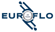 cropped euroflo logo 25 years silver no background